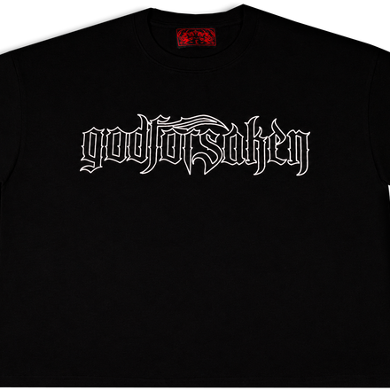 GOTHIC LOGO TEE BLACK