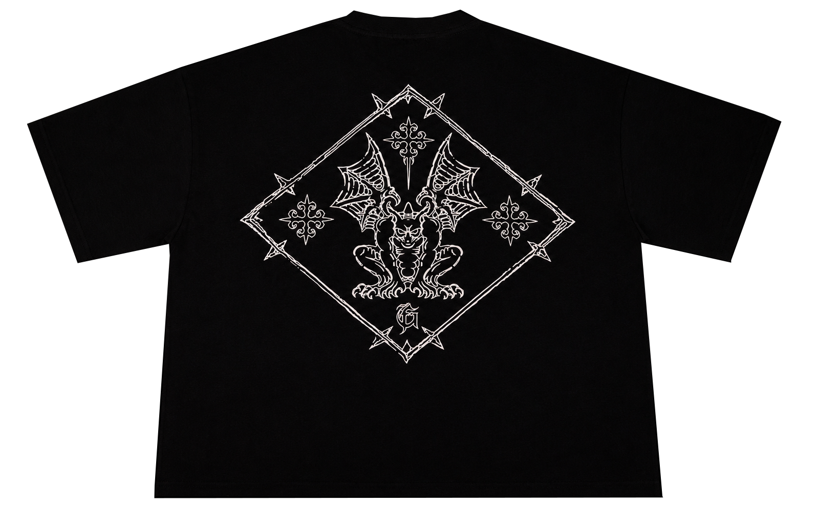 GOTHIC LOGO TEE BLACK